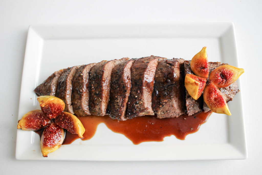 Petite Filet with Baked Figs