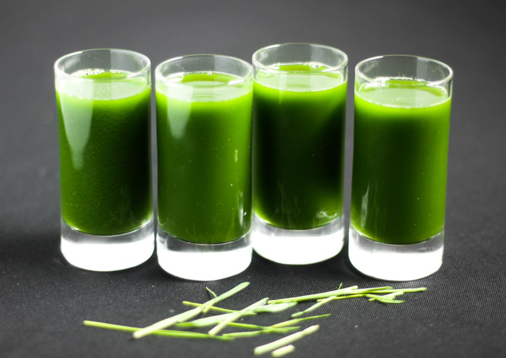Pineapple Wheatgrass Shots by Diverse Dinners