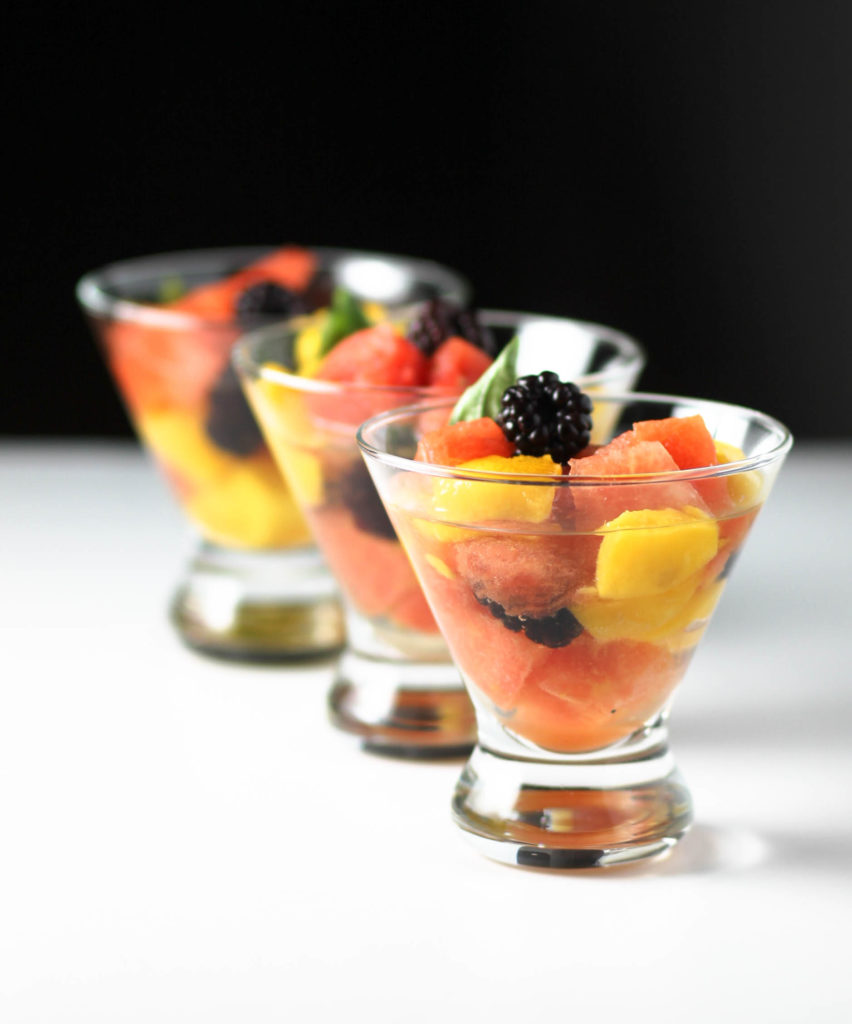 Rum Soaked Fruit Salad Cocktail by Diverse Dinners