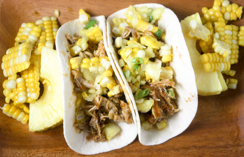 Spicy Chicken Tacos with Pineapple Corn Salsa by Diverse Dinners