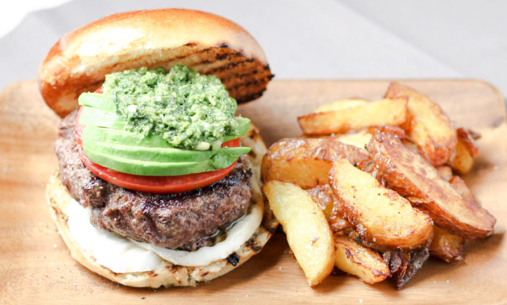 Tricolor Half Pound Burger by Diverse Dinners