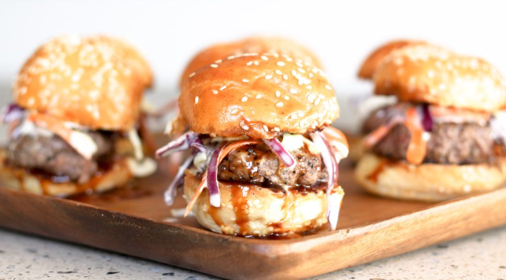 Bourbon BBQ Sliders with Coleslaw by Diverse Dinners