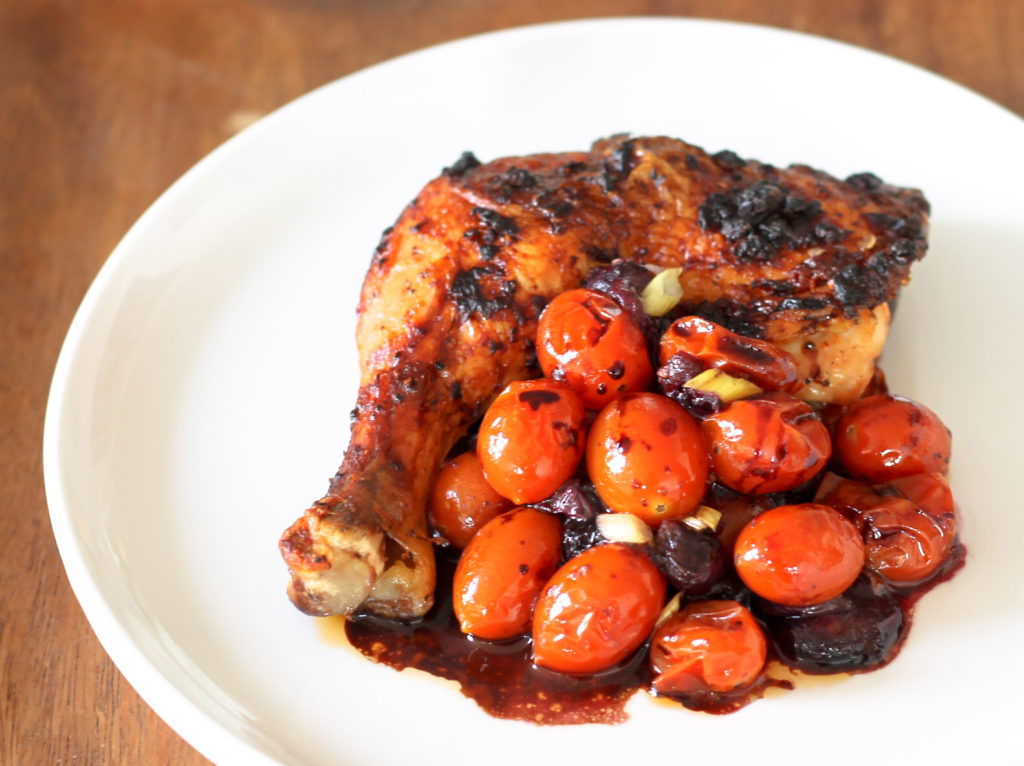 Spicy Chicken with Tomatoes and Blueberries by Diverse Dinners