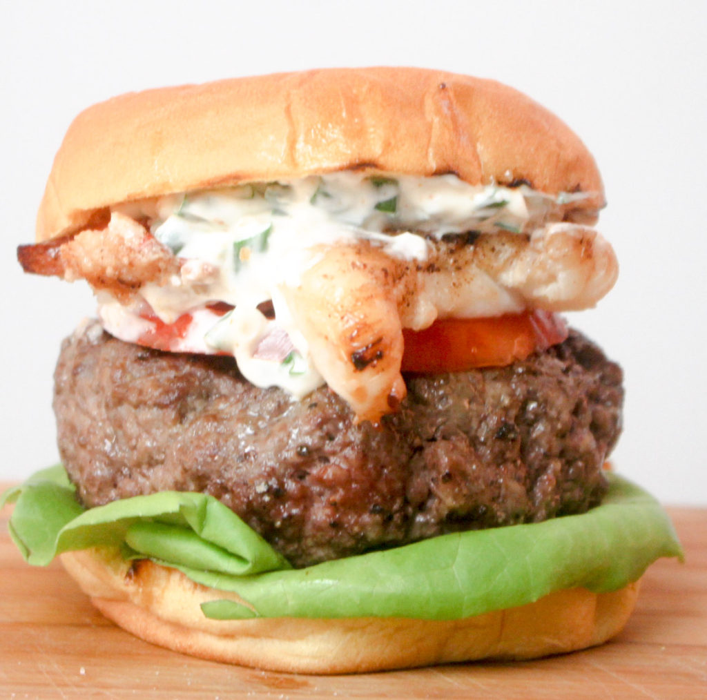 Surf n Turf Burger by Diverse Dinners