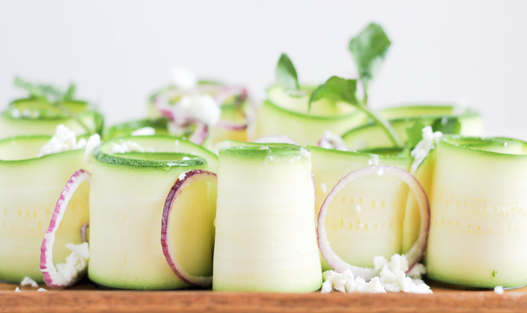 Zucchini Goat Cheese Salad by Diverse Dinners