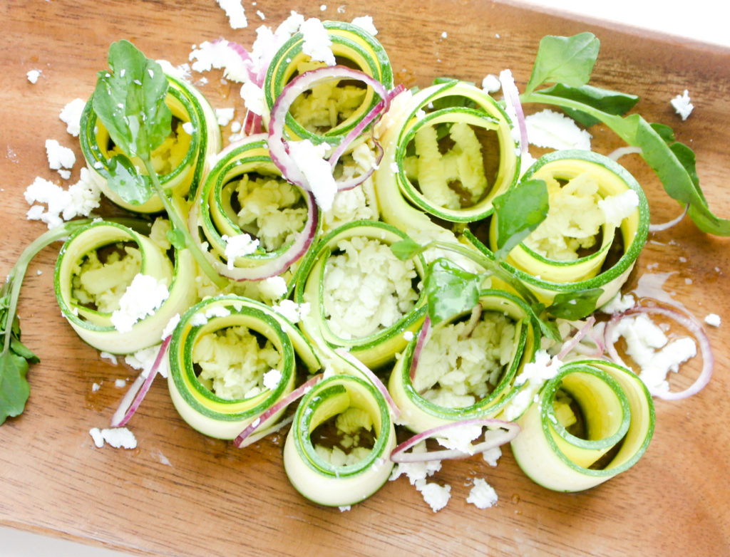 Zucchini Goat Cheese Salad by Diverse Dinners