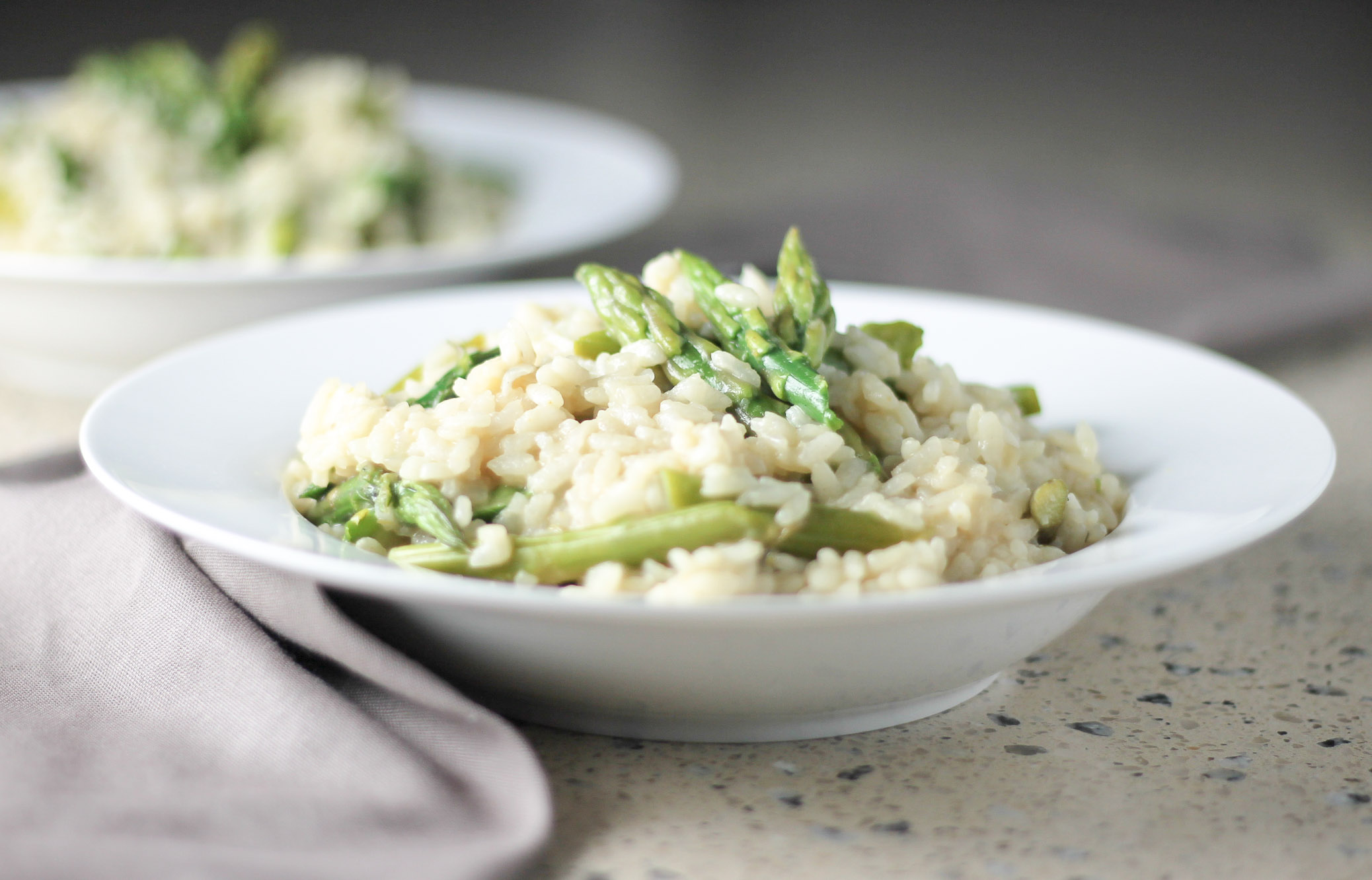 Asparagus Risotto - DIVERSE DINNERS