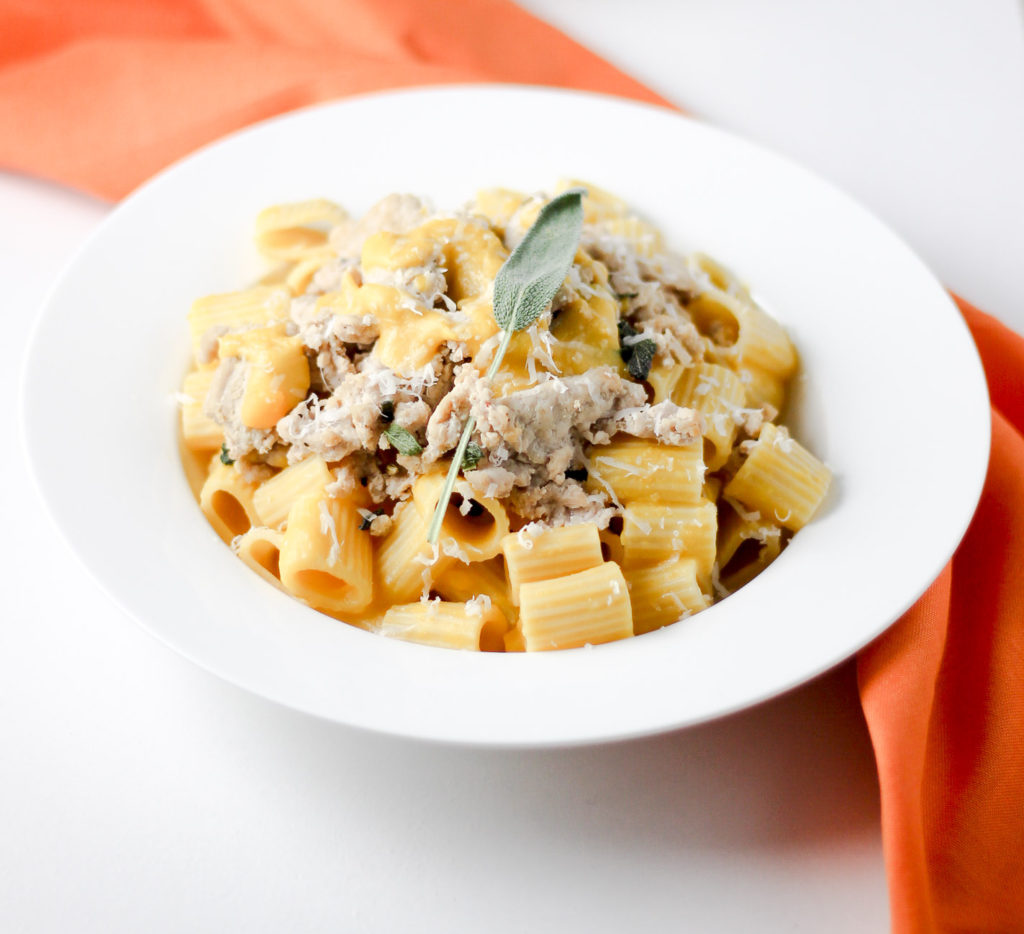 Butternut Squash Pasta with Turkey by Diverse Dinners