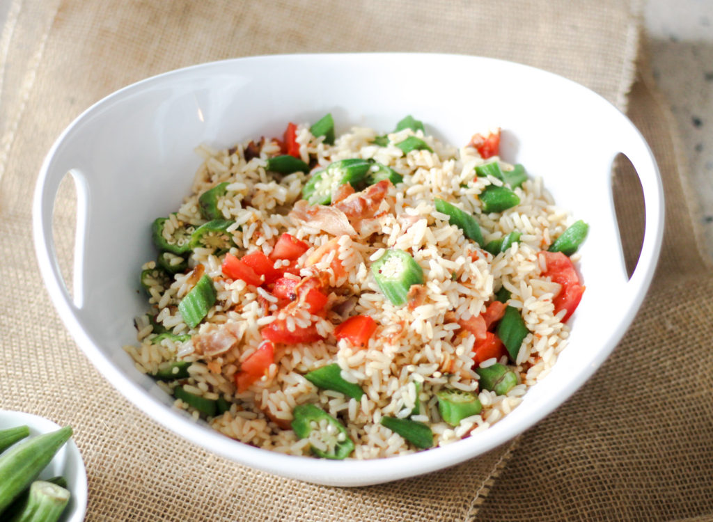 Okra Fried Rice by Diverse Dinners