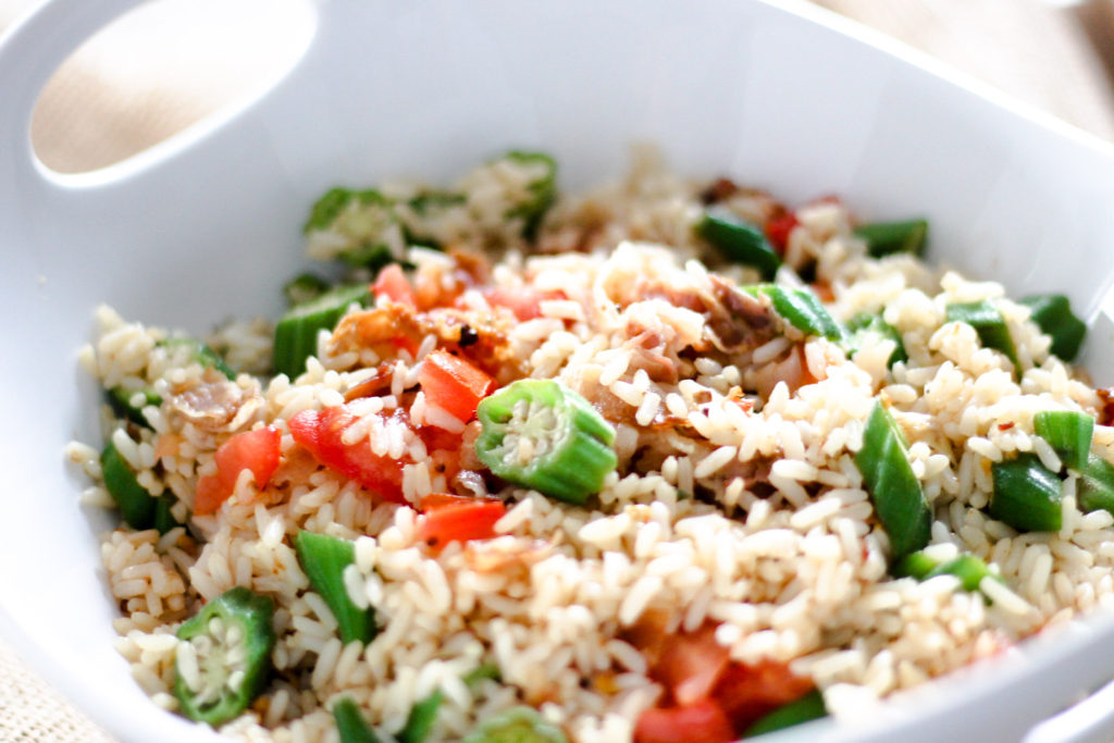 Okra Fried Rice by Diverse Dinners