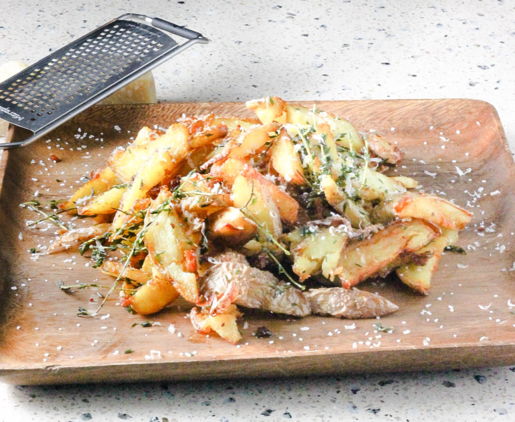 Parmesan Thyme Truffle Fries by Diverse Dinners