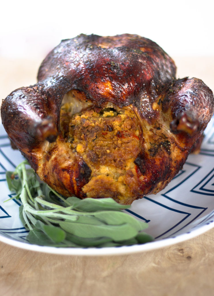 Spicy Stuffed Roast Turkey by Diverse Dinners