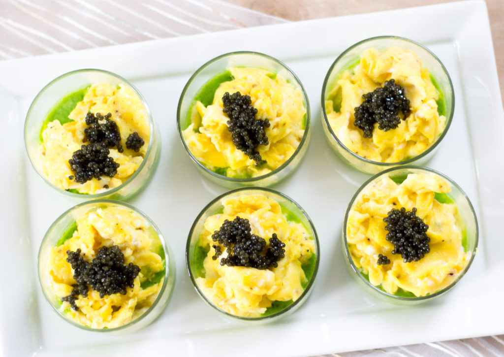 Scrambled Eggs with Caviar by Diverse Dinners