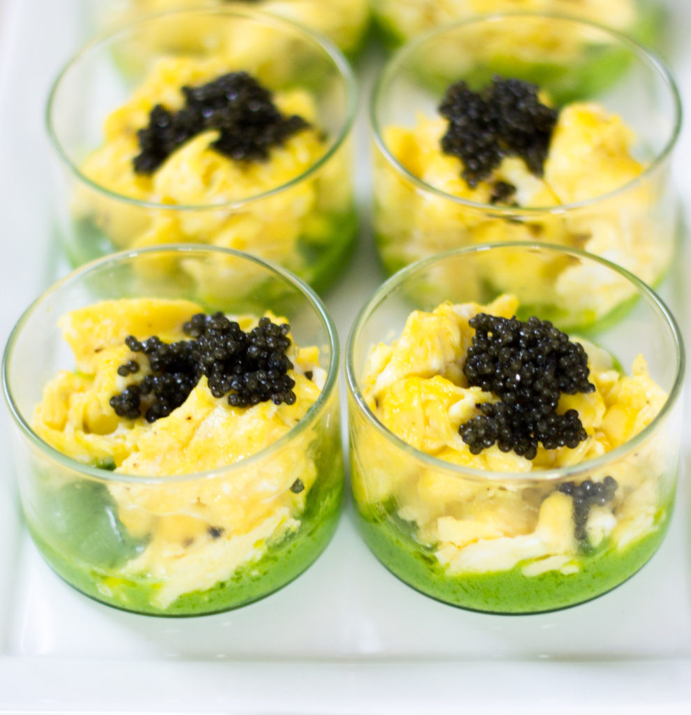 Scrambled Eggs with Caviar by Diverse Dinners