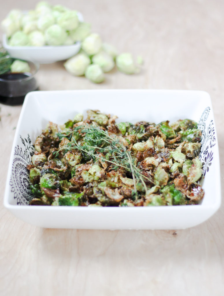Crispy Sweet Brussels Sprouts by Diverse Dinners