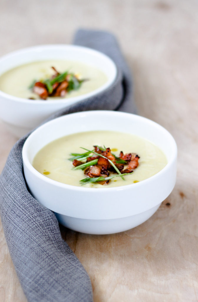 Leek and Potato Soup by Diverse Dinners