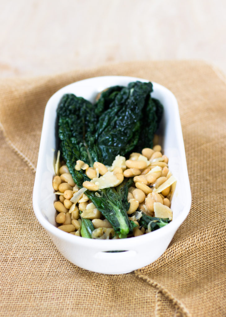 Warm Lacinato Kale and Cannellini Beans by Diverse Dinners
