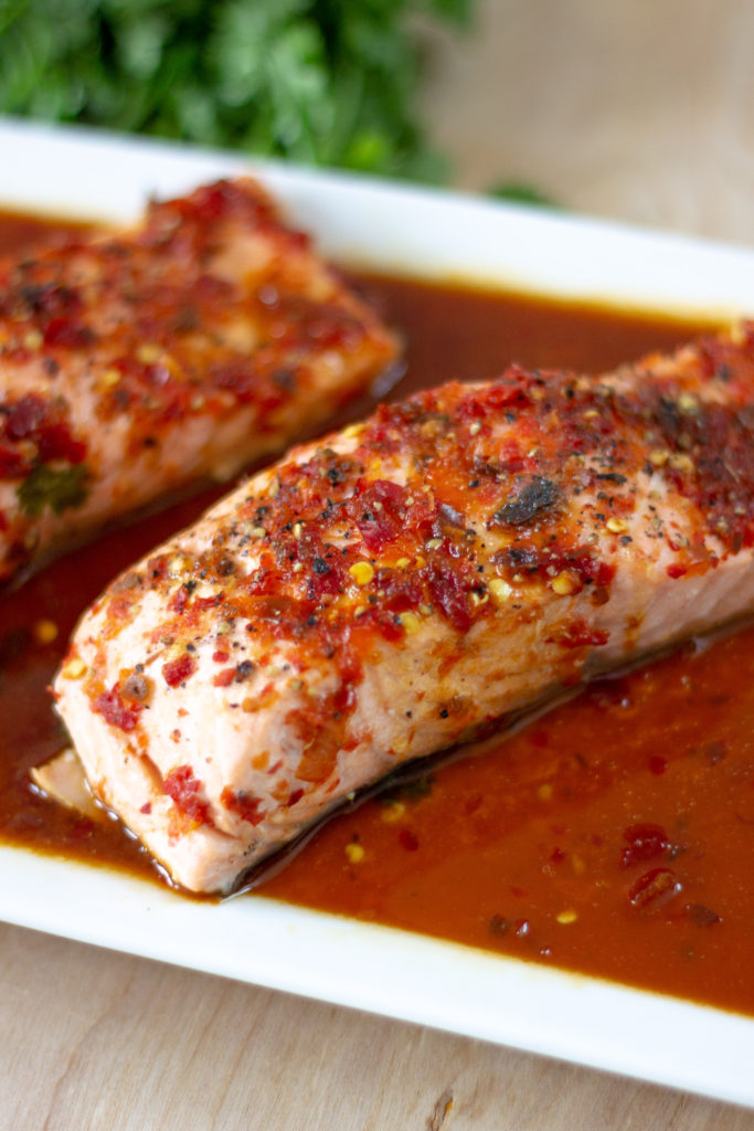 Baked Spicy Salmon by Diverse Dinners