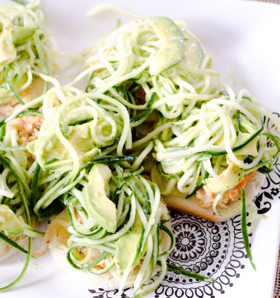 Salt Cod Avocado Cucumber Stack by Diverse Dinners