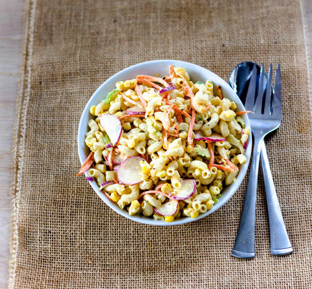 Crunchy Macaroni Salad by Diverse Dinners