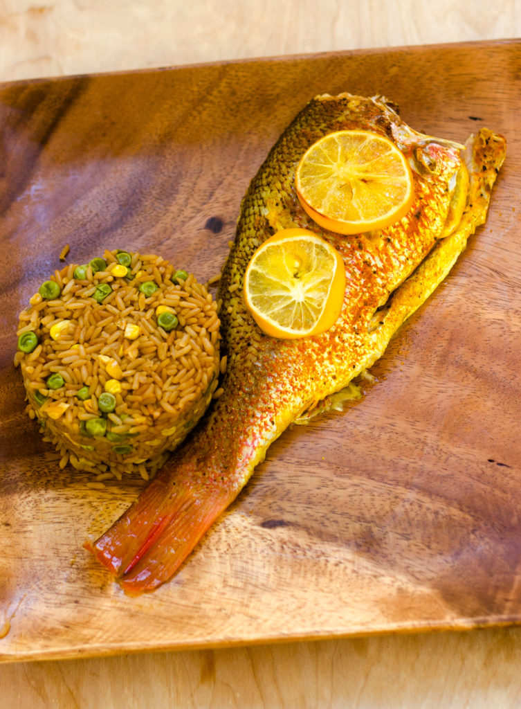 Lemon Garlic Baked Snapper by Diverse Dinners