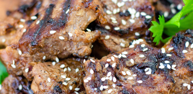 Sesame Ginger Soy Grilled Lamb . Chops by Diverse Dinners