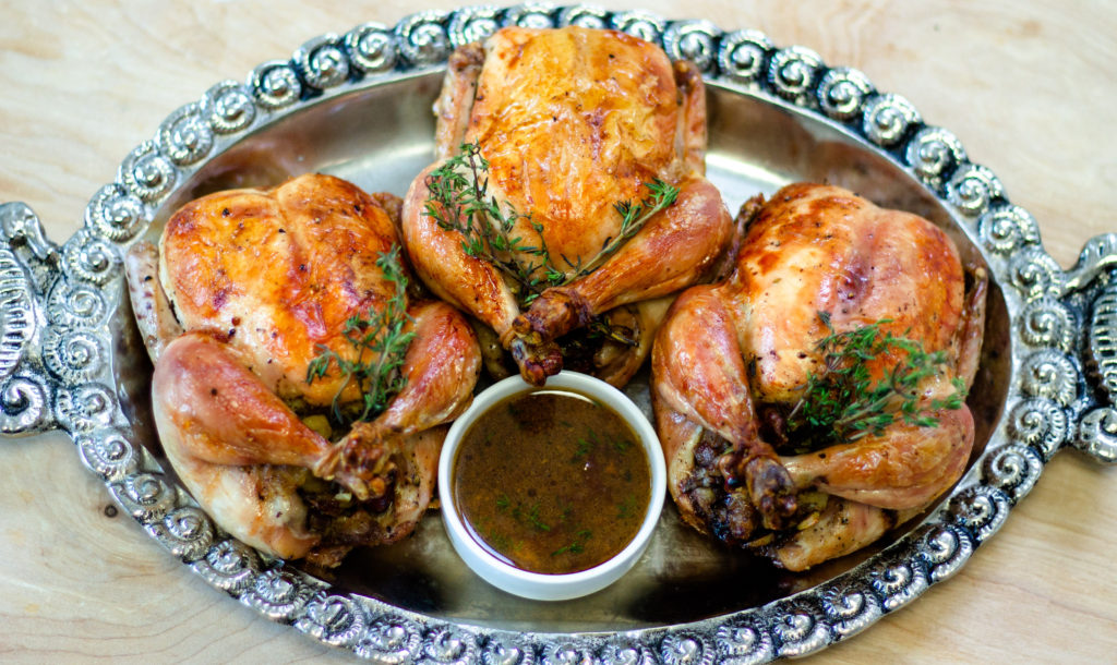 Apricot Stuffed Cornish Hens by Diverse Dinners