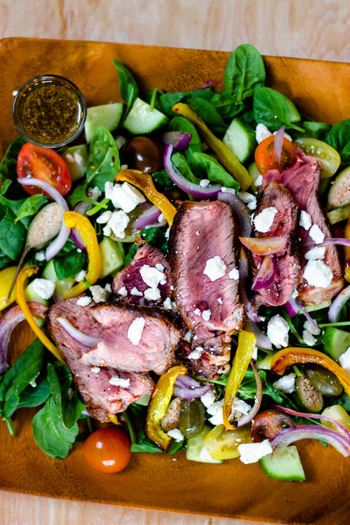 Mediterranean Ribeye Salad by Diverse Dinners