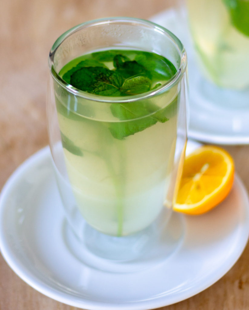 Lemon Mint Tea by Diverse Dinners